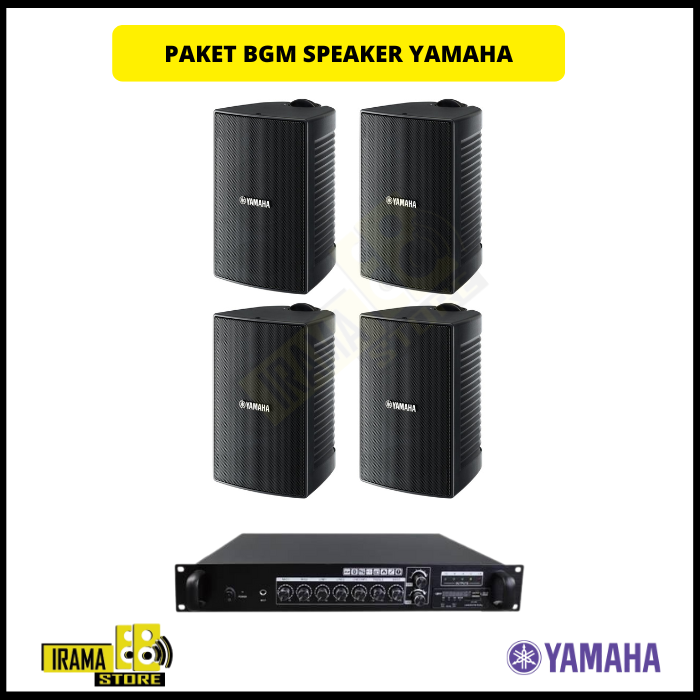 Paket Background Music Indoor Speaker Yamaha - 4 Speaker